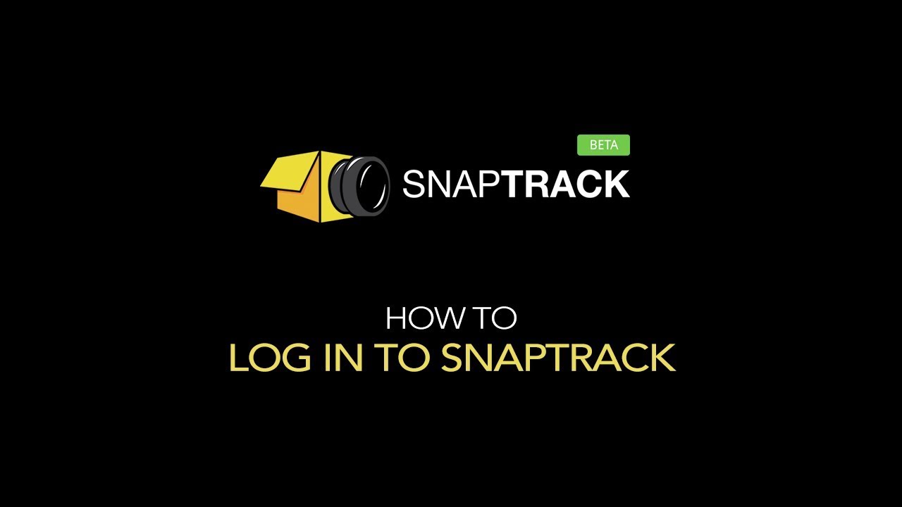How To Log In To SnapTrack - Dashboard
