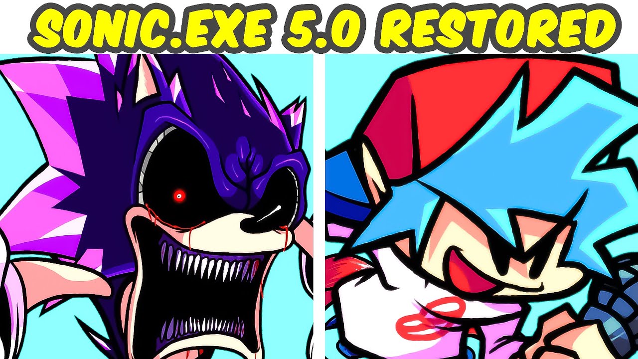 Friday Night Funkin' VS SONIC.EXE 4.5 / 5.0 Restored FULL WEEK (FNF MOD/Encore) (Final Escape)