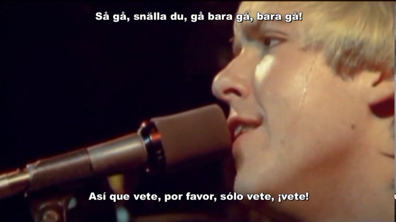 Det hjärta som brinner (vivo) - Gyllene Tider (Subtitulos Sueco/español)