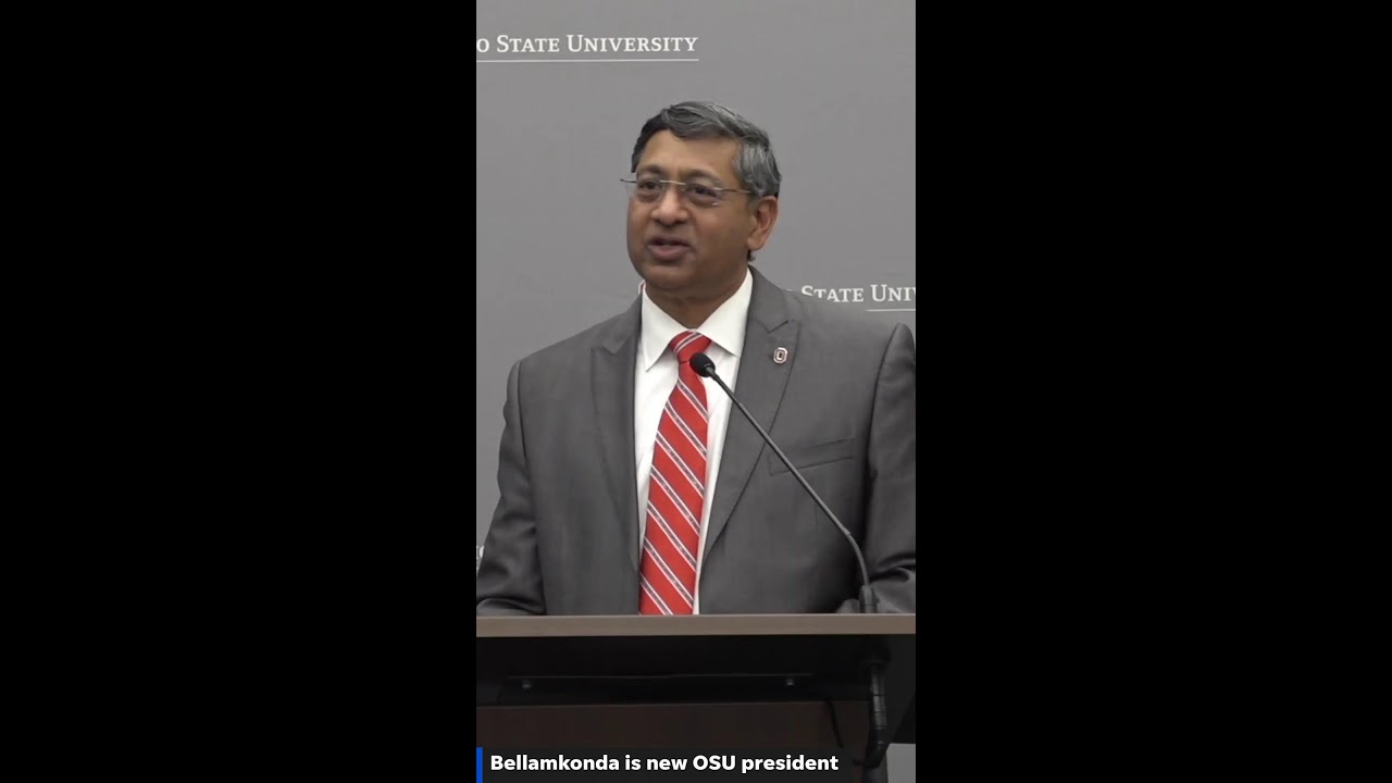 Press conference: Ohio State names Provost Ravi Bellamkonda as new president 📱