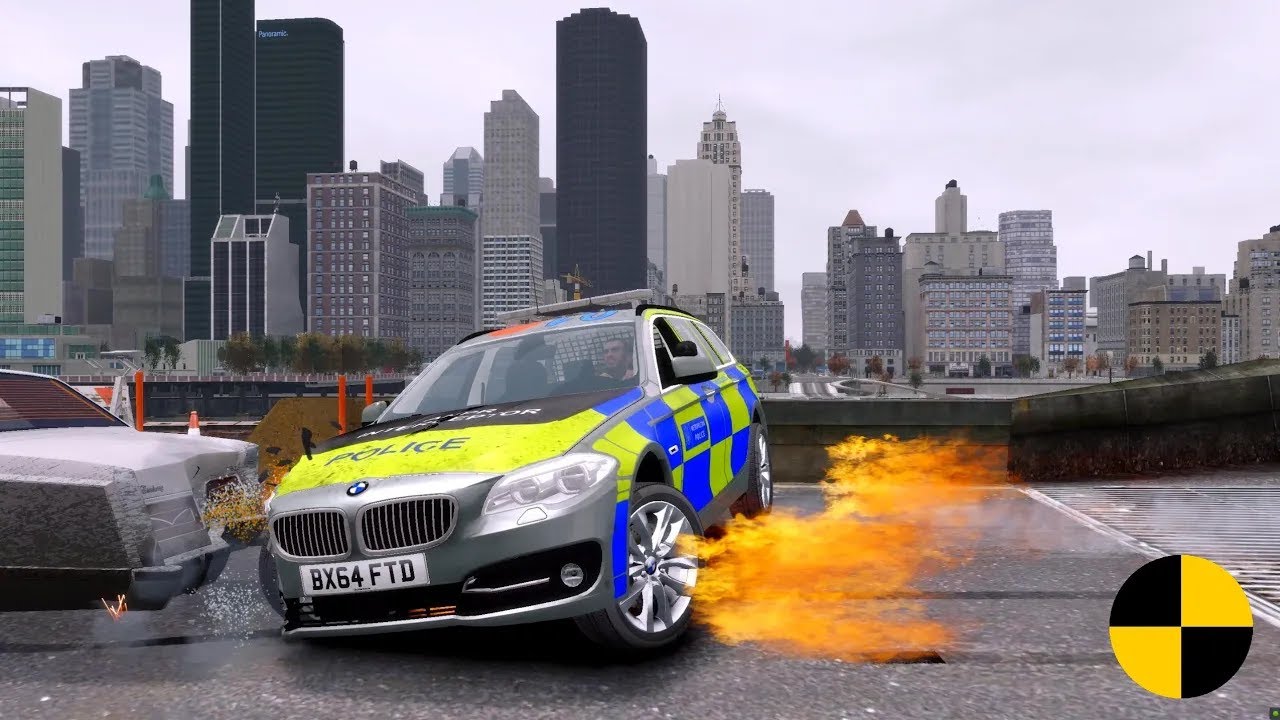 GTA 4 CRASH TESTING REAL CAR 528