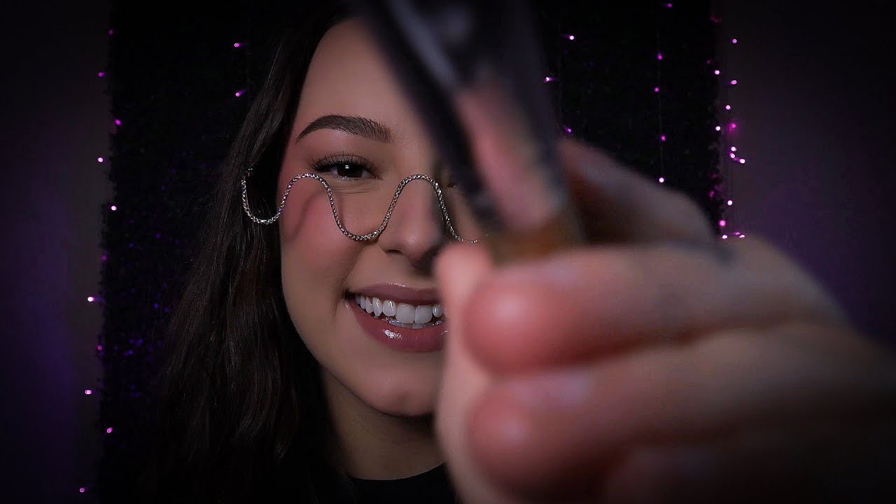 ASMR Friend does your skincare before bed
