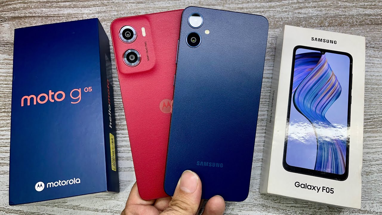 Moto G05 vs Samsung F05 - Best Konsa ? | Gaming Processor 🎮| Best Camera 📸 | Flipkart Sale 🔥