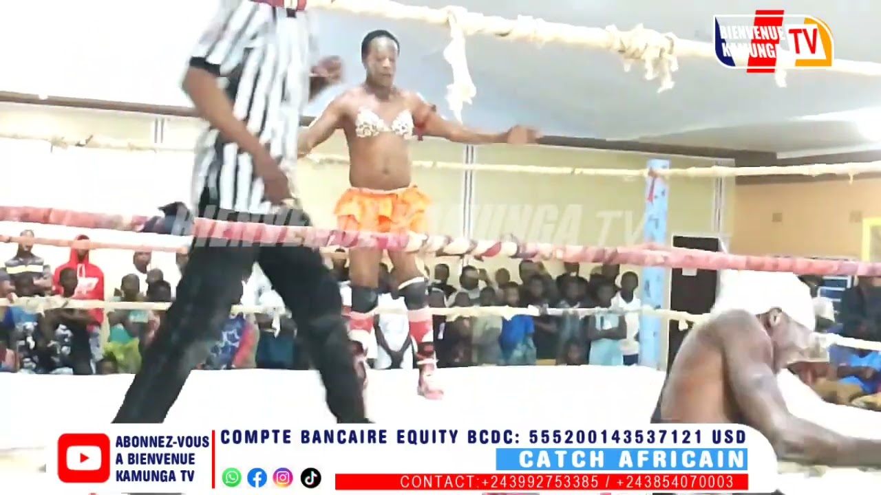 COMBAT DE CATCH CONGOLAIS AVEC BOUTON MAGIQUE VS MARIAHO CE MERCREDI 04/02/2026