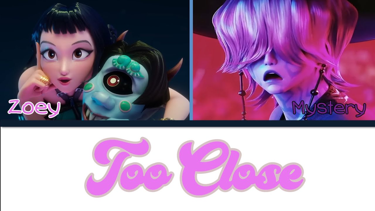 Zoey, Mystery - Too Close (Color Coded Lyrics) [ fansong by AI ]