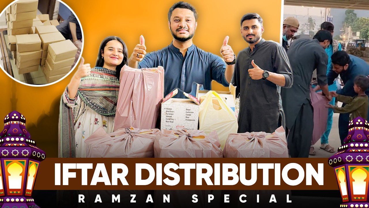 Jummah Mubarak✨| Iftar Distribution Day 📦 | Alhamdulillah For This Opportunity 💝|  Ramadan Series 🫰🏻