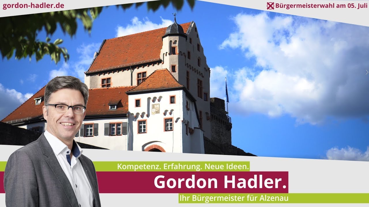 Gordon Hadler - Ihr Bürgermeisterkandidat für Alzenau