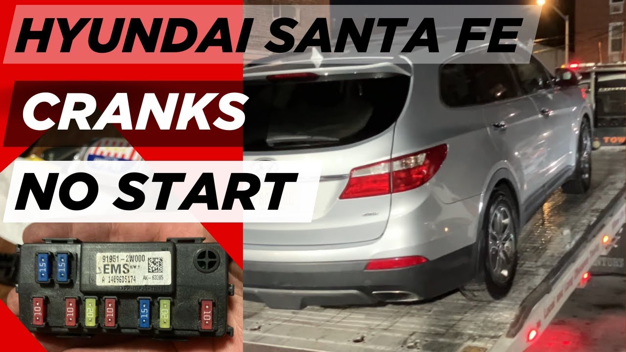 Hyundai Santa Fe | Двигатель не заводится | Проблема с коробкой EMS