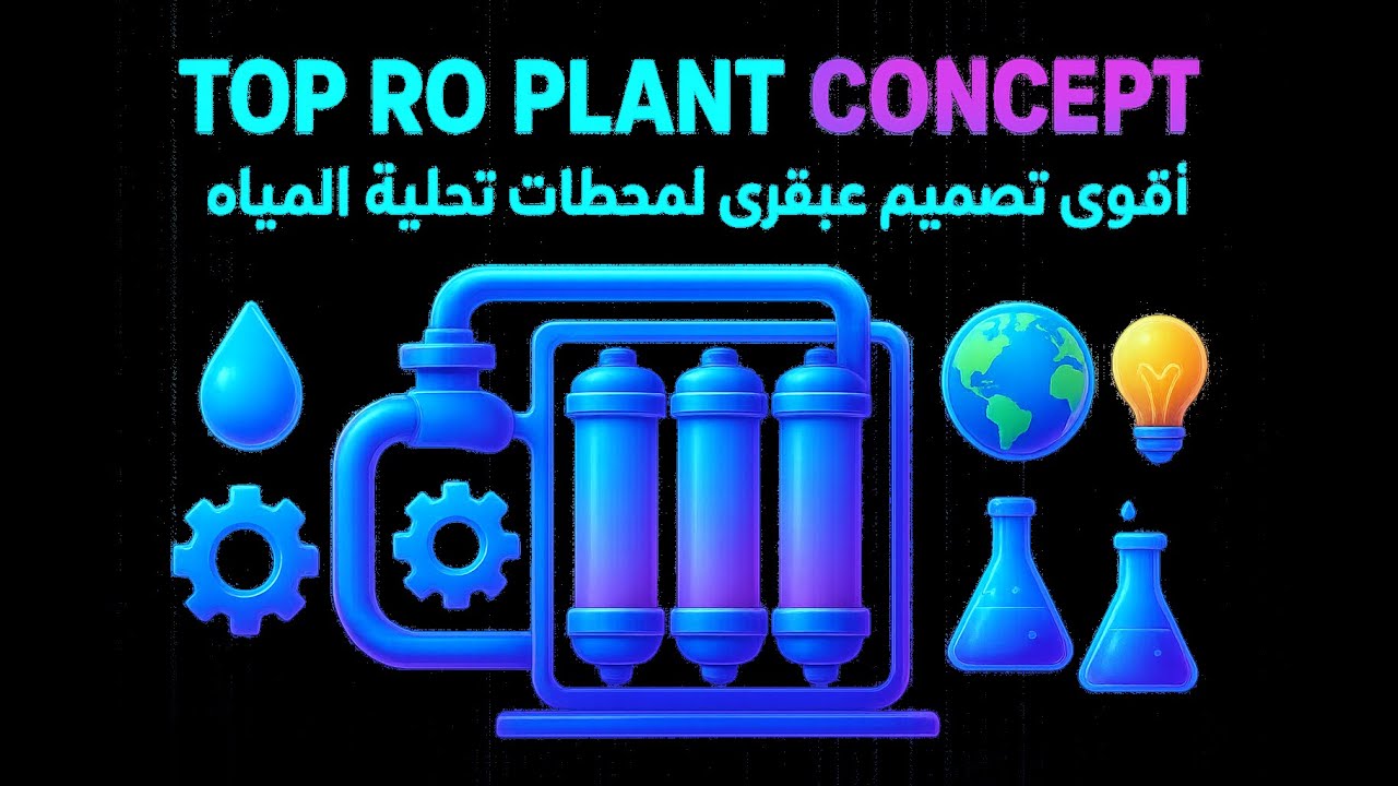 Top RO Plant Concept | Part 2 أقوى تصميم عبقري لمحطات تحلية المياه