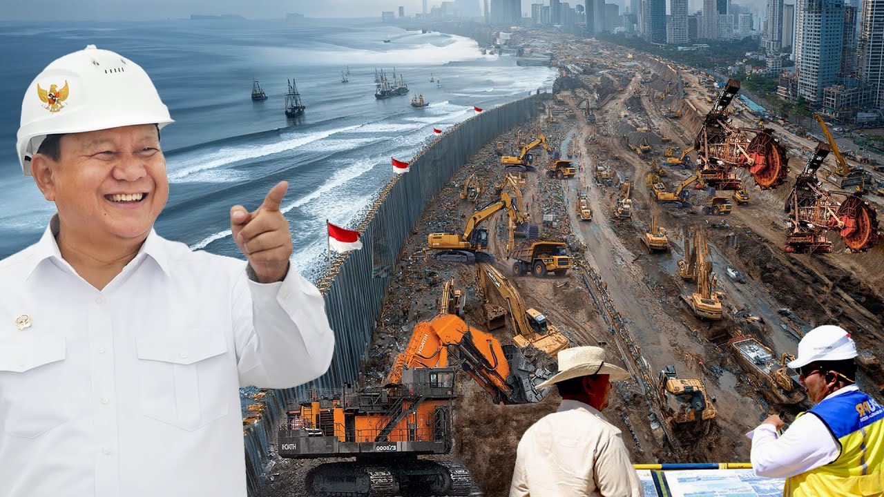 PRABOWO GELONTORKAN Rp 1.290 TRILIUN! Mega Proyek Raksasa Ini Siap Selamatkan Jakarta dari Tenggelam
