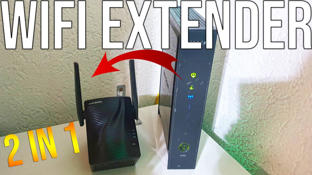 Improving Wifi Setup - 2 in 1 Rock Space WiFi Extender Dual Band