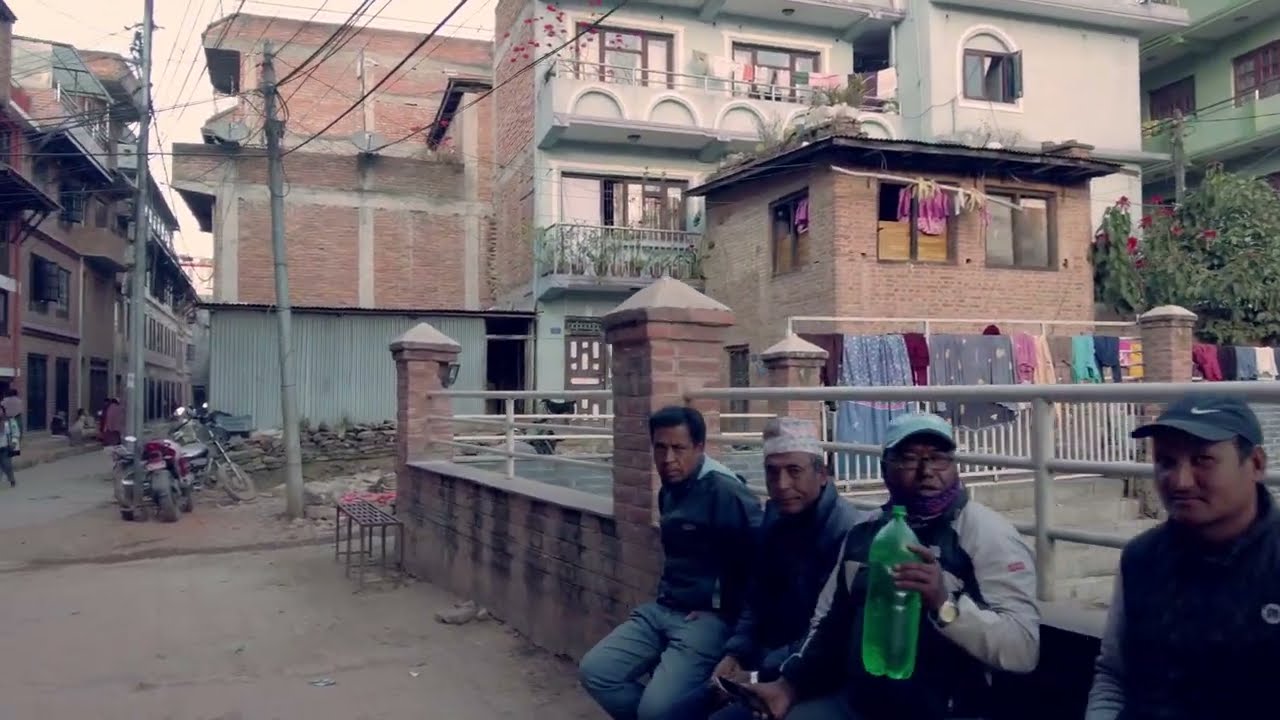 Khokana Nepal - A walk through a village in Nepal ( Binaural 3d audio ) 4k