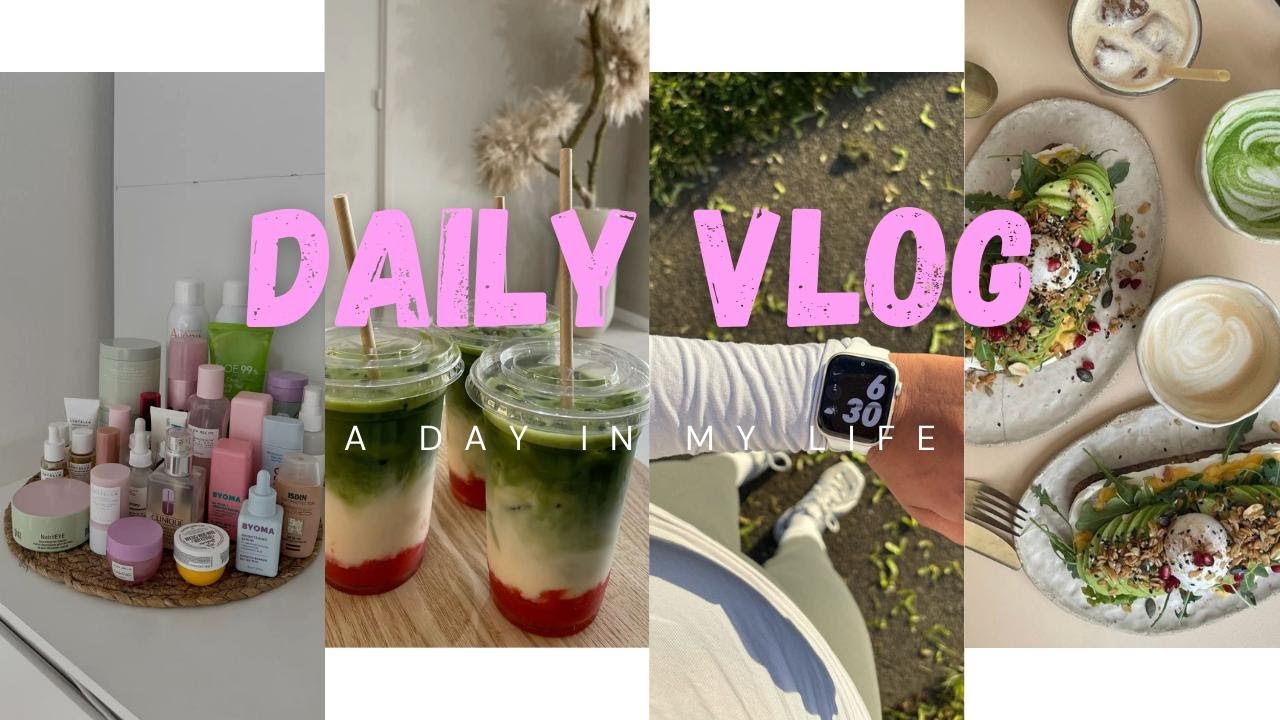 فلوق الويكند 💫💞 رياضة 🫶🏅 ✨ماتشا 🍵💚أكل صحي 😌دراسة 🤩📚