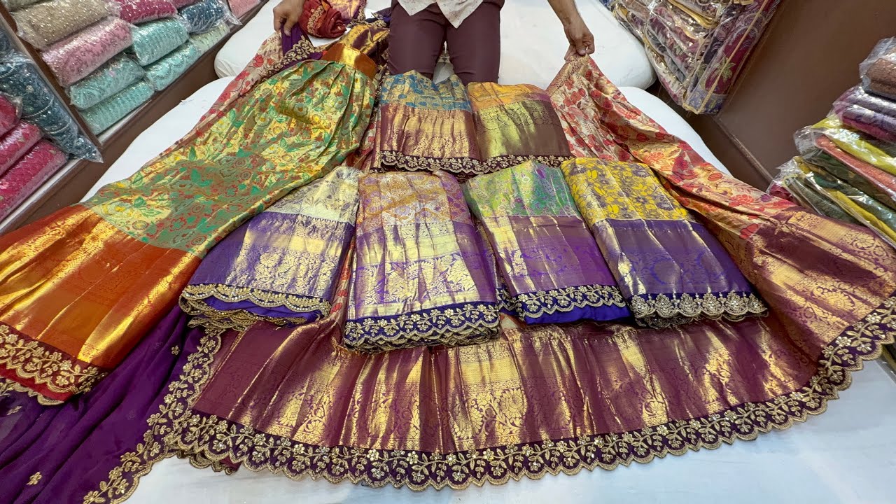 Chickpet Wholesale Beautiful Lehenga Collections || Single Piece Courier Available ||