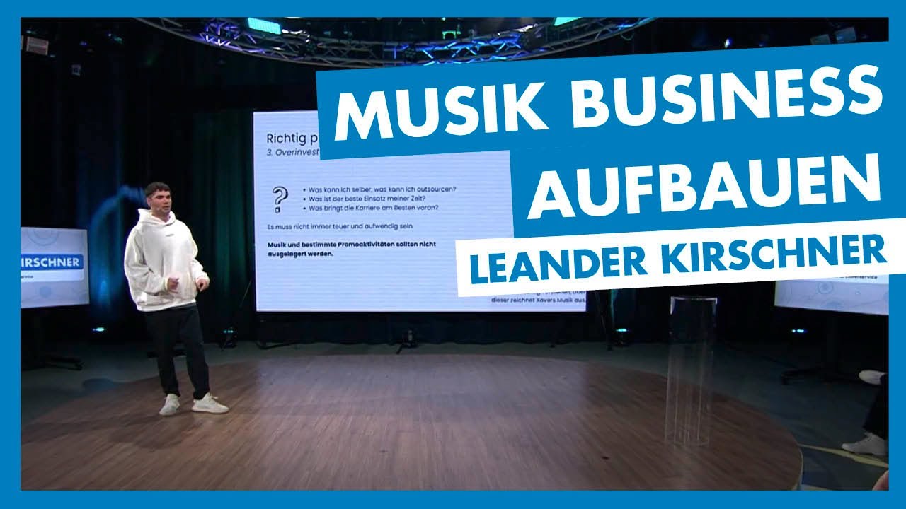 Aus Musik ein Business machen | Leander Kirschner - Bamboo Artists | Medienforum Mittweida 2022