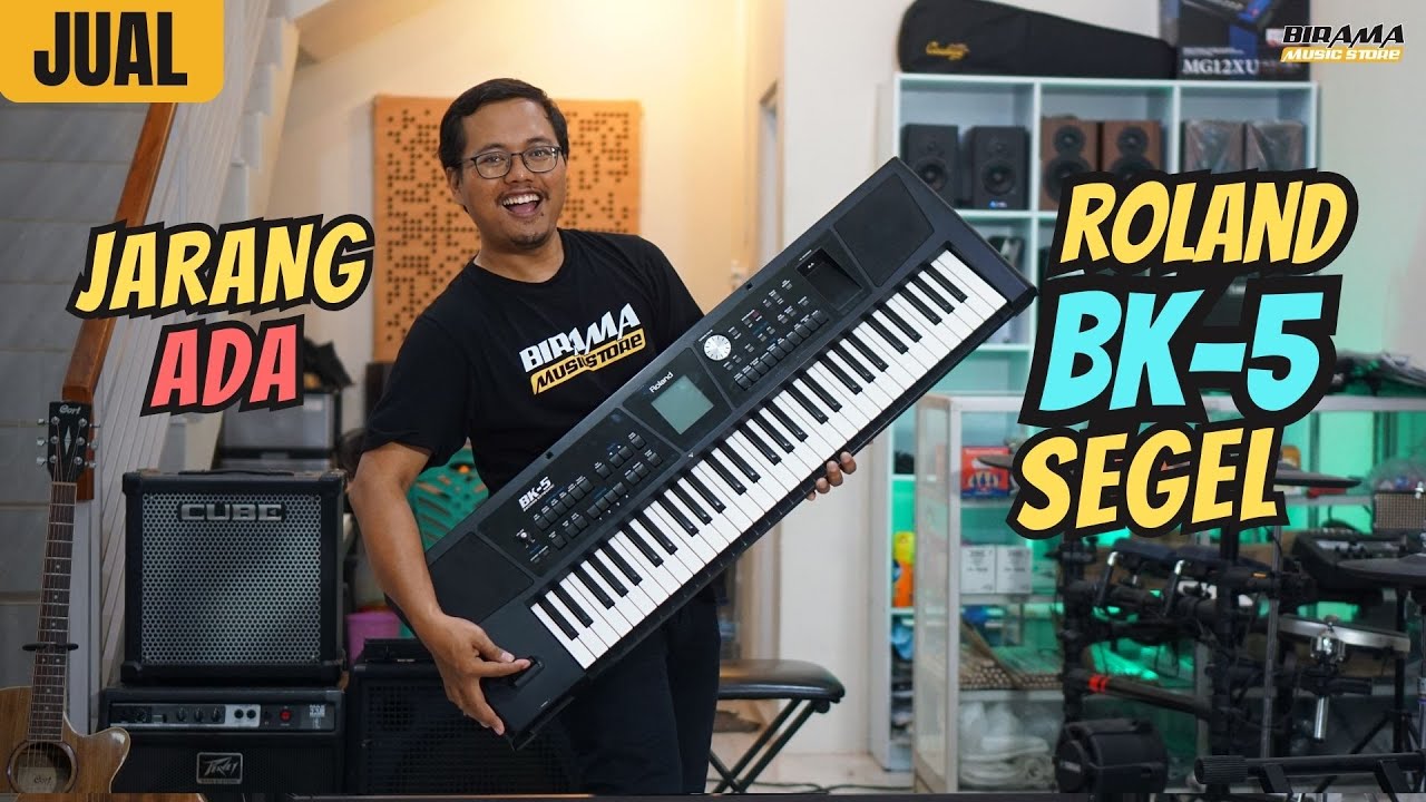 KELAS PREMIUM..!! ROLAND BK-5 Memberikan kualitas suara yang jernih. Segel masih kaya baru, bisa Mp3
