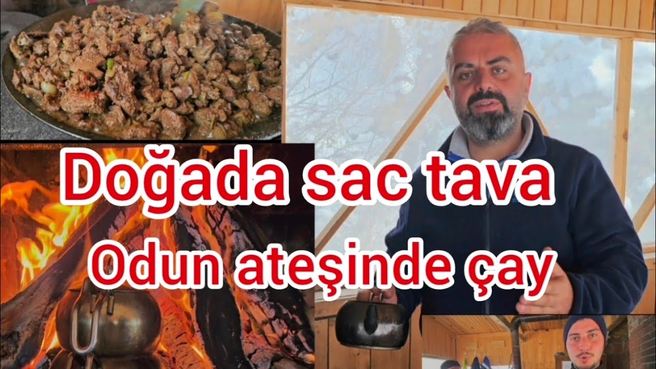 Doğada Saç Tavada Kahvaltı | Odun Ateşinde Demlenen Çay