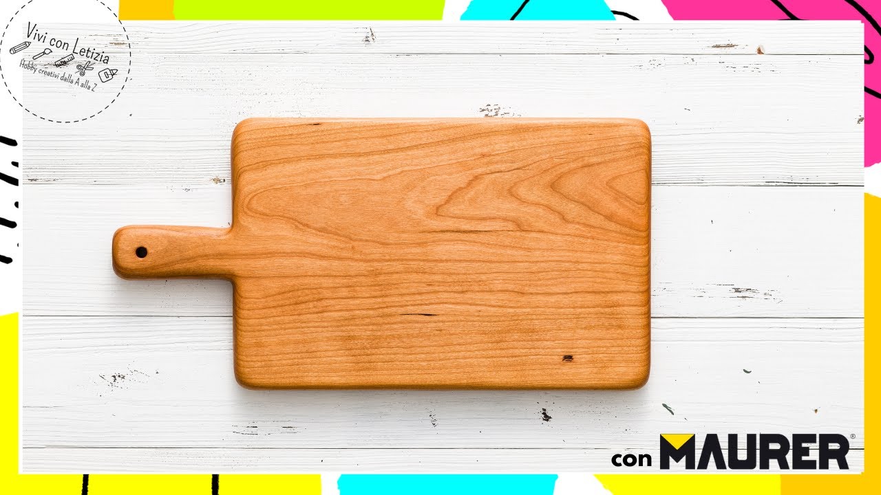 Puoi RIUTILIZZARE VECCHIO TAGLIERE di LEGNO in modo MOLTO UTILE! (2021) collab. Maurer riciclo #142