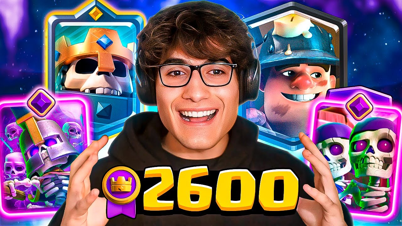 TANTOS ESQUELETOS ME LLEVARON A LAS 2600 MEDALLAS EN CLASH ROYALE 🤑