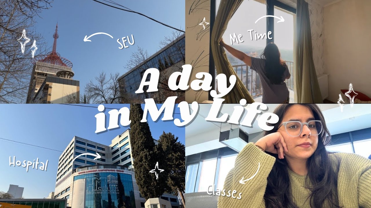 How I spend my day as A medical student 🧠in Tbilisi, Georgia 🇬🇪