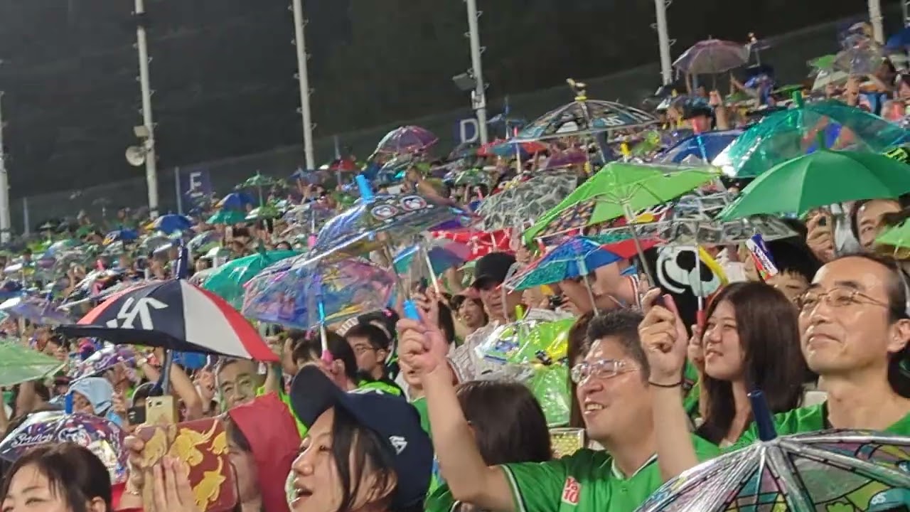 【やっぱりこれが聖地】ヤクルト ラッキーセブン『東京音頭』2024.8.24 ヤクルトスワローズVSDeNAベイスターズ22回戦@明治神宮野球場