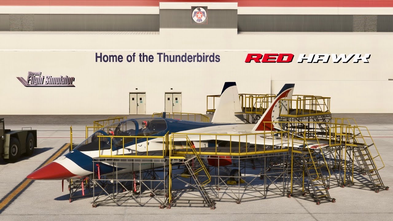 Top Mach T-7A Redhawk | Thinderbids | Microsoft Flight Simulator | Nellis AFB