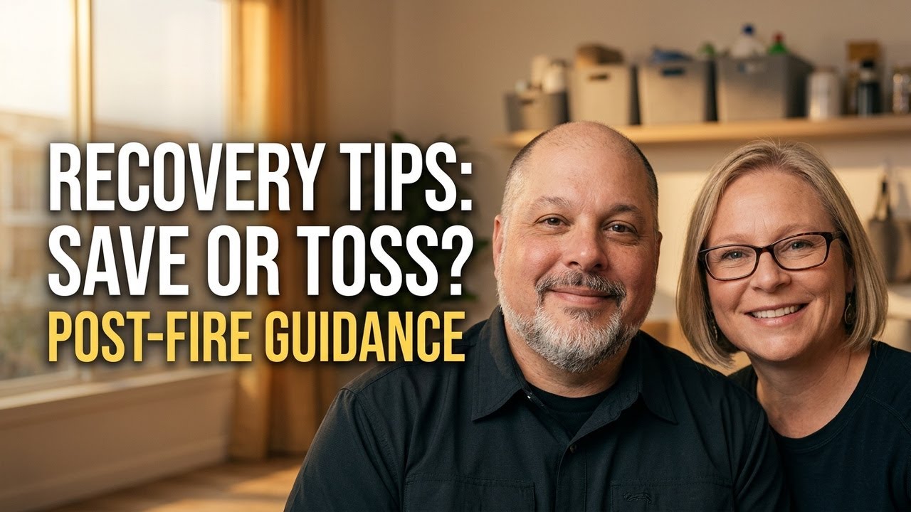 After a Fire: Why Throwing Everything Away is a Mistake
