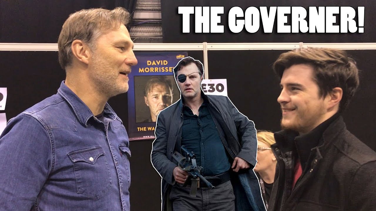 MEETING DAVID MORRISSEY AT COMIC CON!
