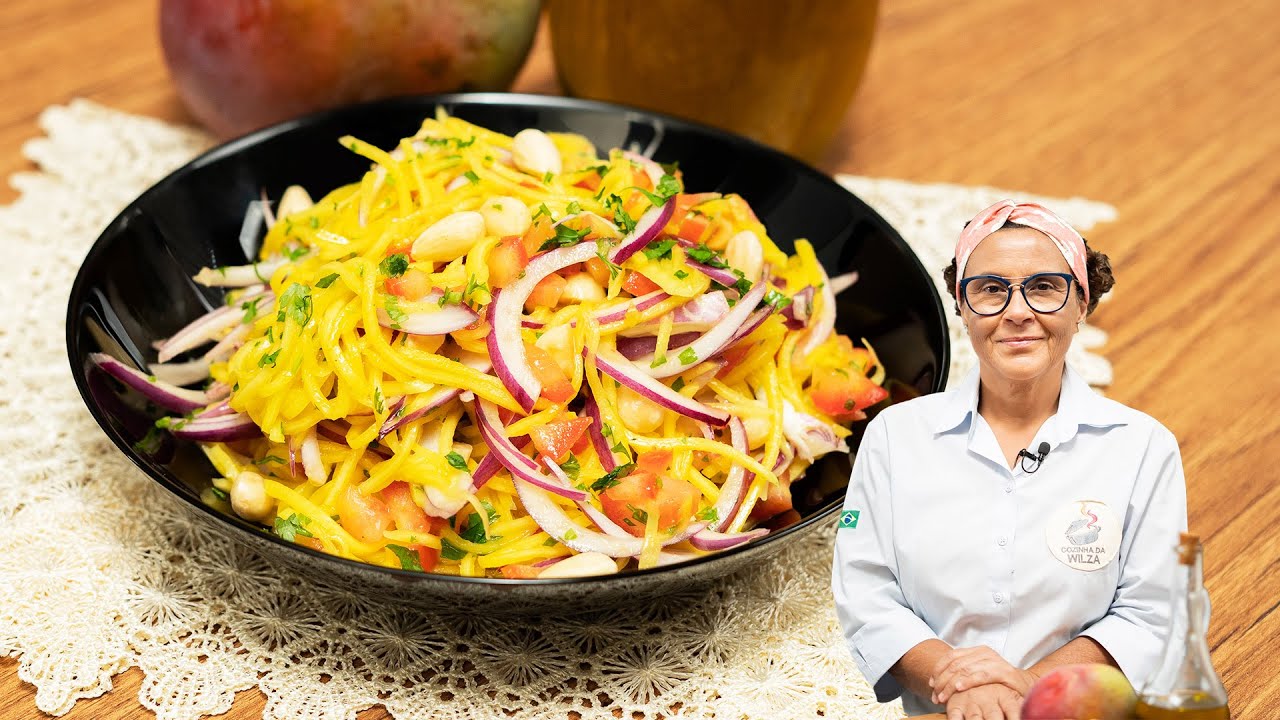 DESCUBRA ESSE SABOR SURPREENDENTE NUMA SALADA DE MANGA FÁCIL E RÁPIDA DE FAZER.