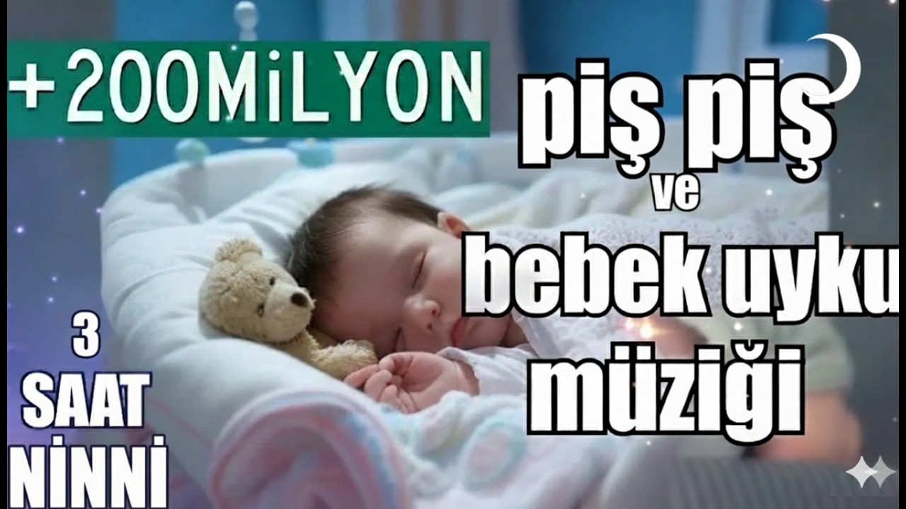 Piş piş ve bebek uyku müziği mavi düşler ninnisi Part16. 