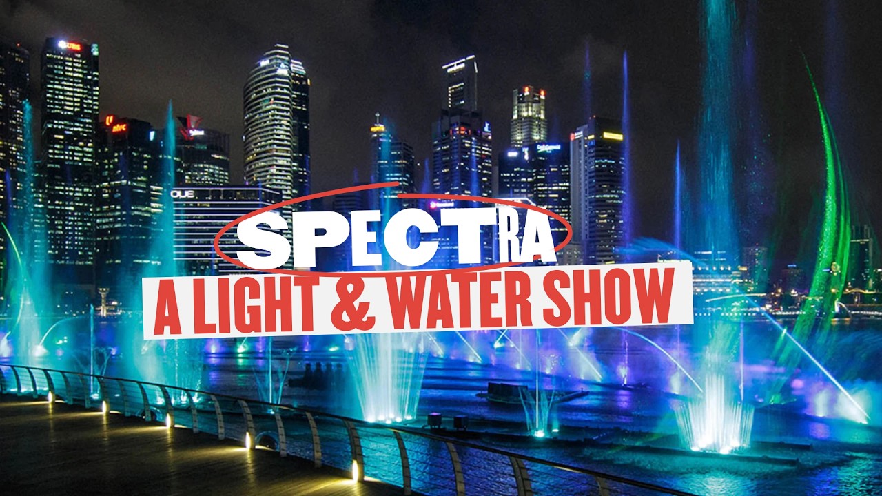 Spectra - A Light & Water Show Singapore shot on Insta360 Ace Pro 2 (4K)
