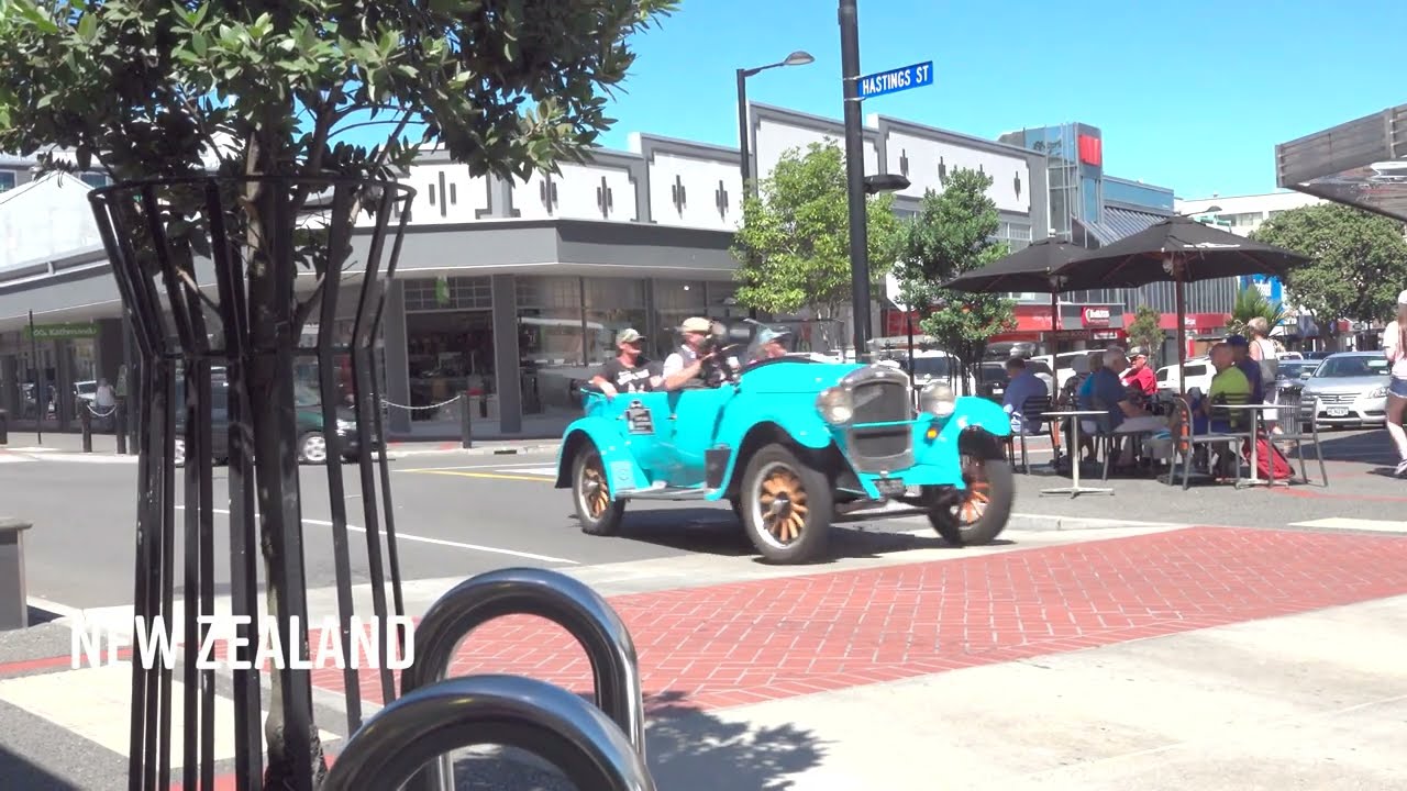 Napier, New Zealand, Art Deco City, 4K