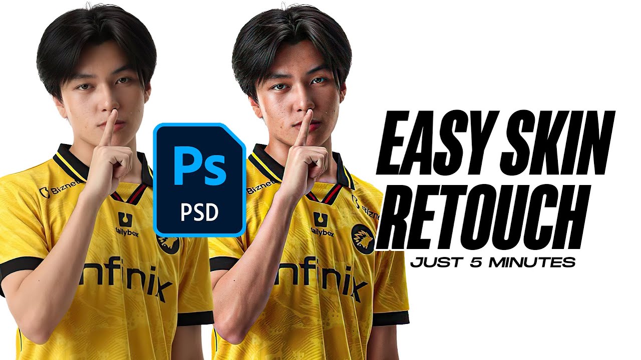 Easy Skin Retouch In 5 Minutes - Photoshop