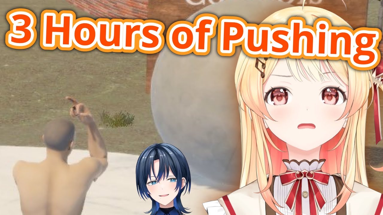 Kanade's Hilarious Defeat in The Game of Sisyphus (ft.Hiodoshi Ao)【Hololive JP】 ( ENG SUB )