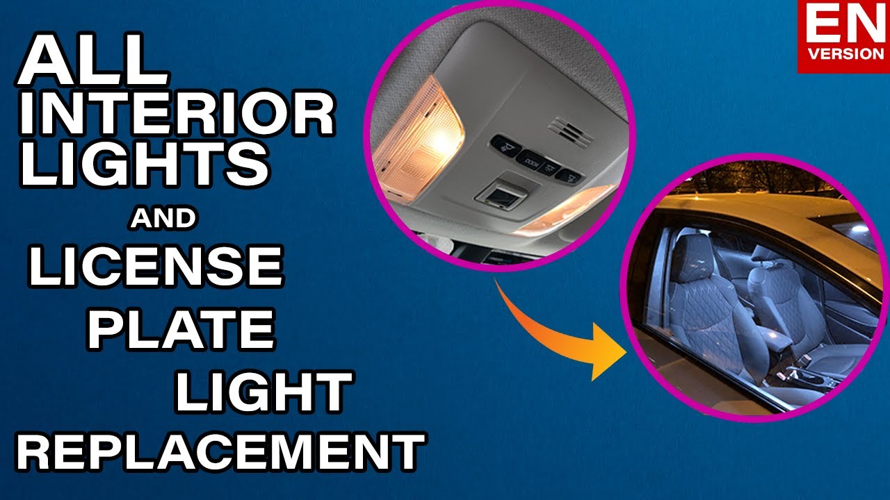 Toyota Corolla 2021 All Interior Lights And Licence Plate Lights LED  Replacement!