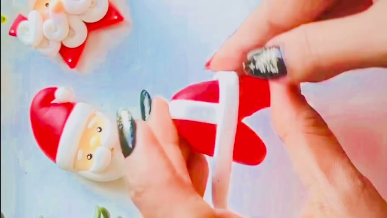 School competition Santa Claus clay idea 🎅 #santaclaus #christmas #schoolcompetition