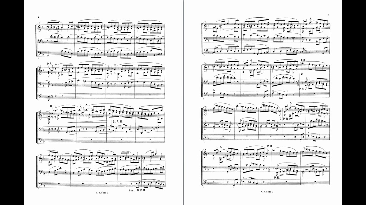 Vierne - symphony No.1: Fugue - score