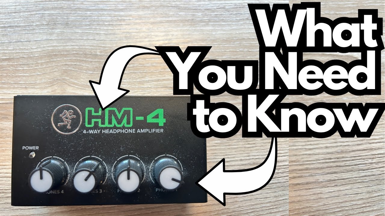 Mackie HM-4 Headphone Amp/Splitter - My Thoughts