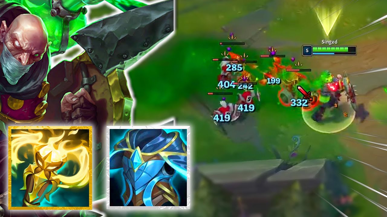 SINGED GAMEPLAY=PROXY TIME - League of Legends ITA #3859