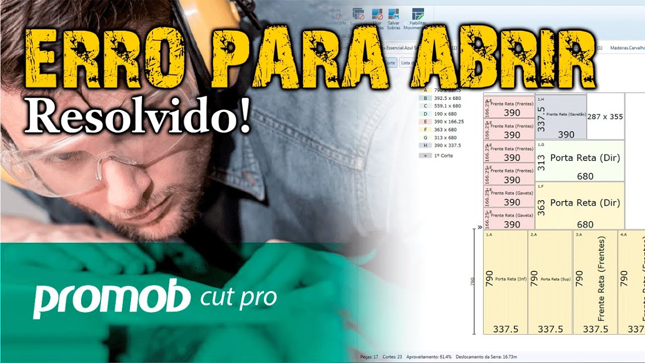 Erro para Abrir o Cut Pro do Promob CORREÇÃO PASSO A PASSO Curso Promob em Casa