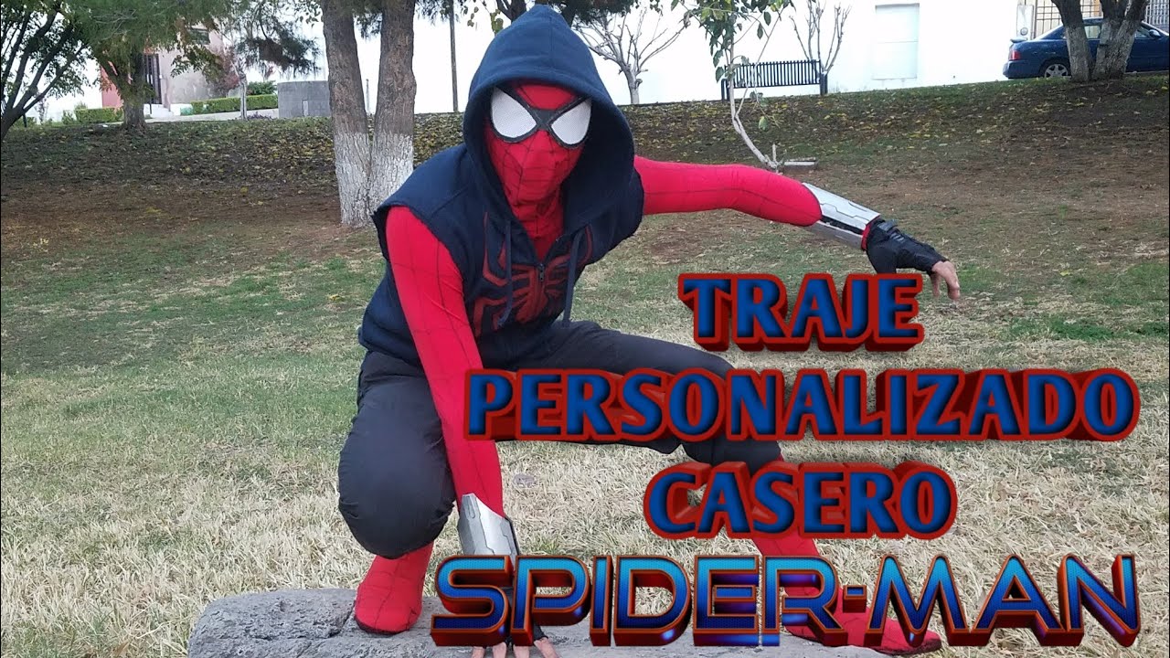 ¡¡MI TRAJE DE SPIDERMAN CASERO PERSONALIZADO!! | AAIRON P