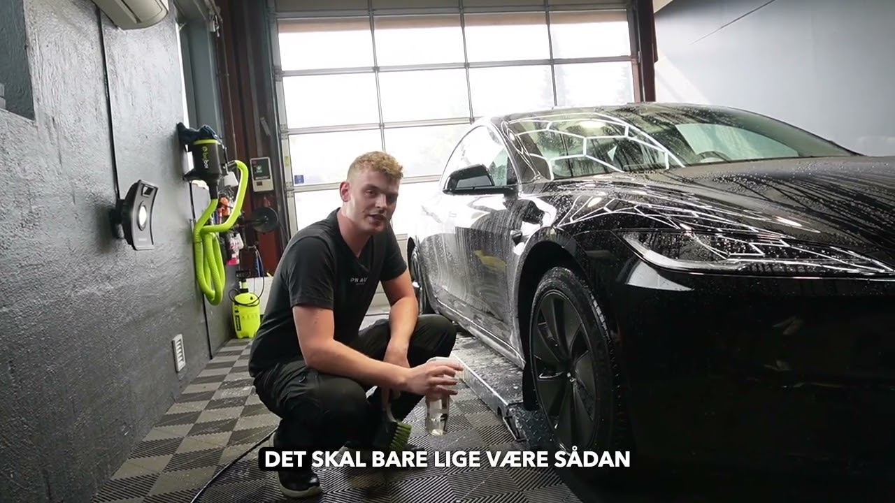 Sådan vasker du din coatede bil