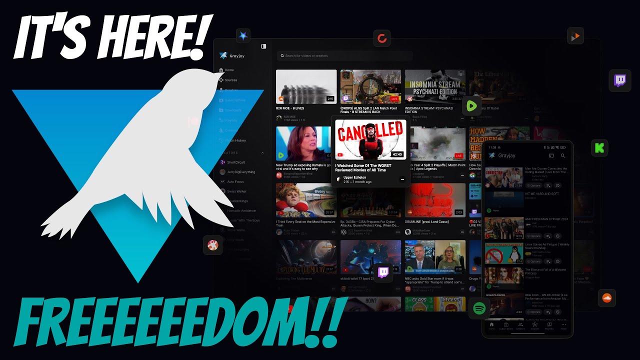GRAYJAY DESKTOP - TAKE YOUR CONTROL BACK!