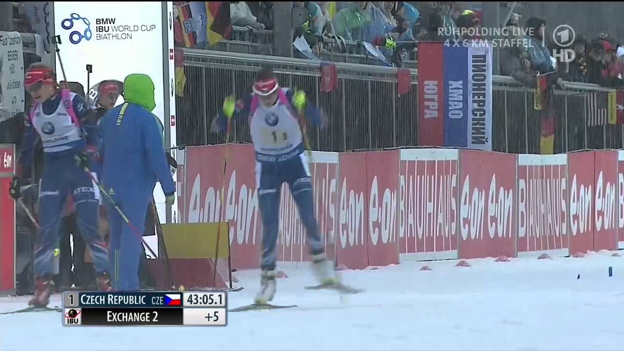 Women Biathlon-Team Czech-Republic 1.Platz Relay Ruhpolding 2015