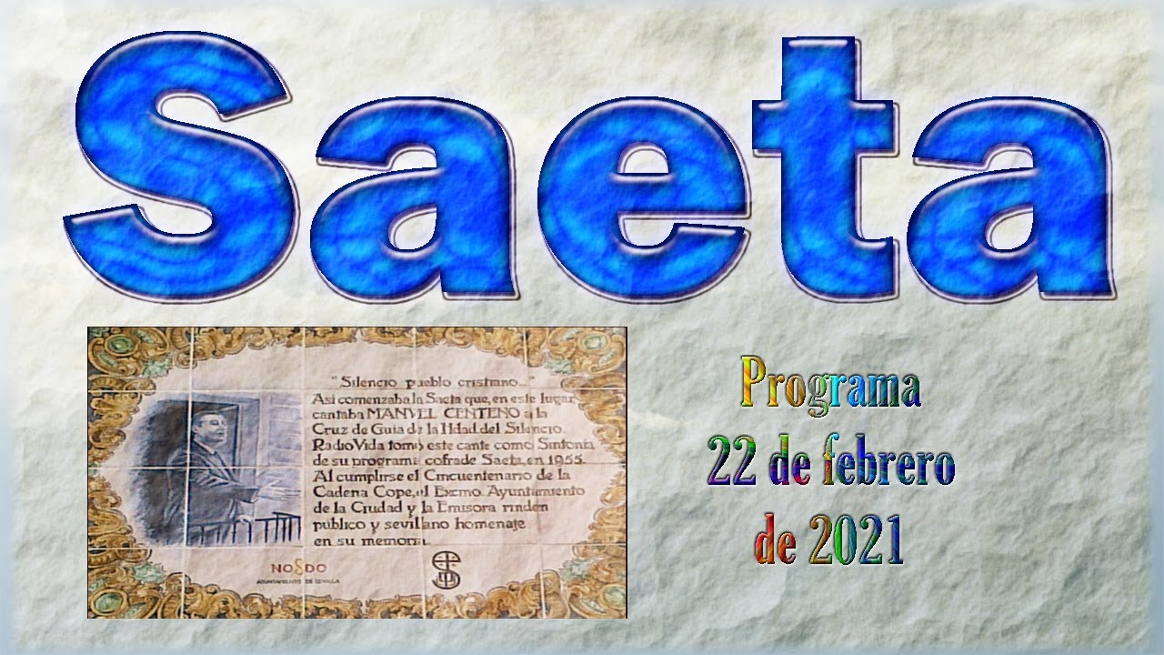 Saeta, programa cofrade en COPE Sevilla