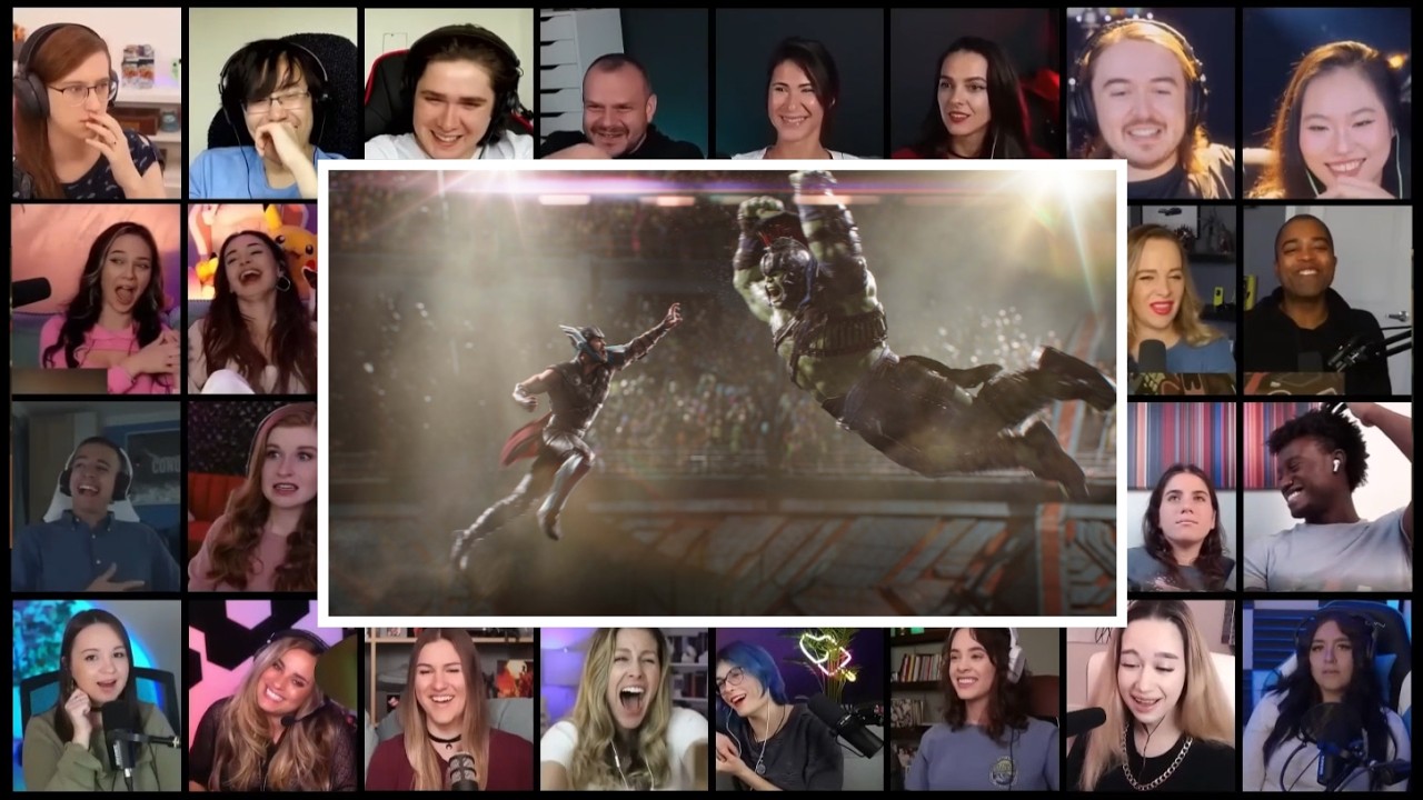 Thor Vs Hulk | Thor: Ragnarok (2017) | Reaction mashup