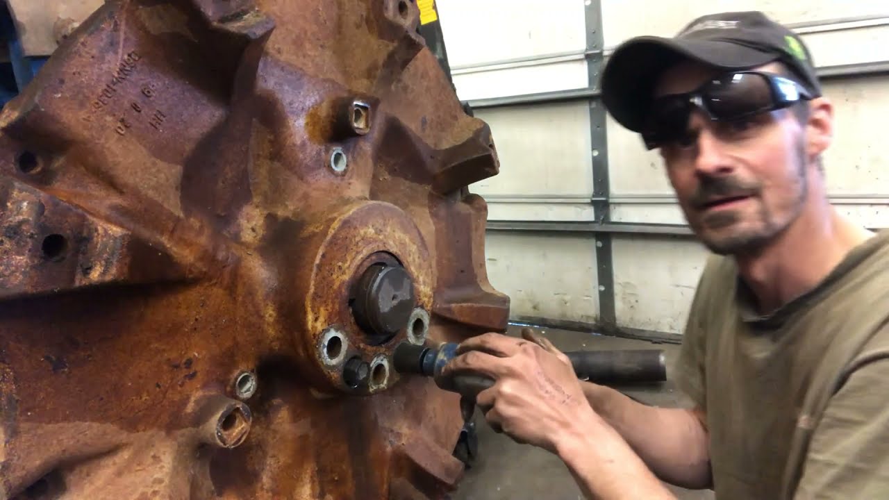 Ford TW 20 Axle Swap Part 1; The Heavy Stuff, Cast Centers & Wheel Weights