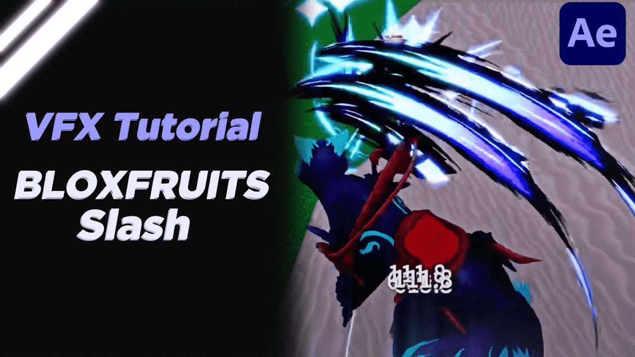 After Effects: BloxFruits Slash VFX Tutorial