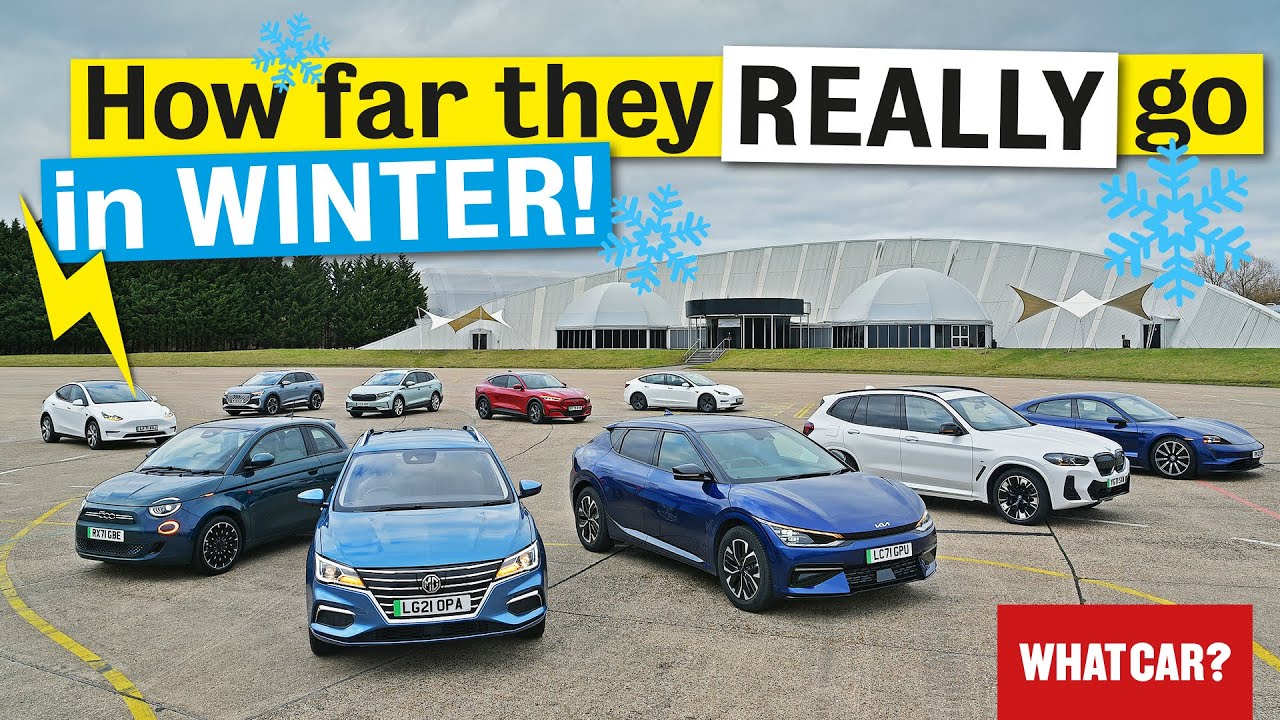 Electric car real-world WINTER range test &ndash; FULL RESULTS | Tesla Model Y vs Rivals | What Car?