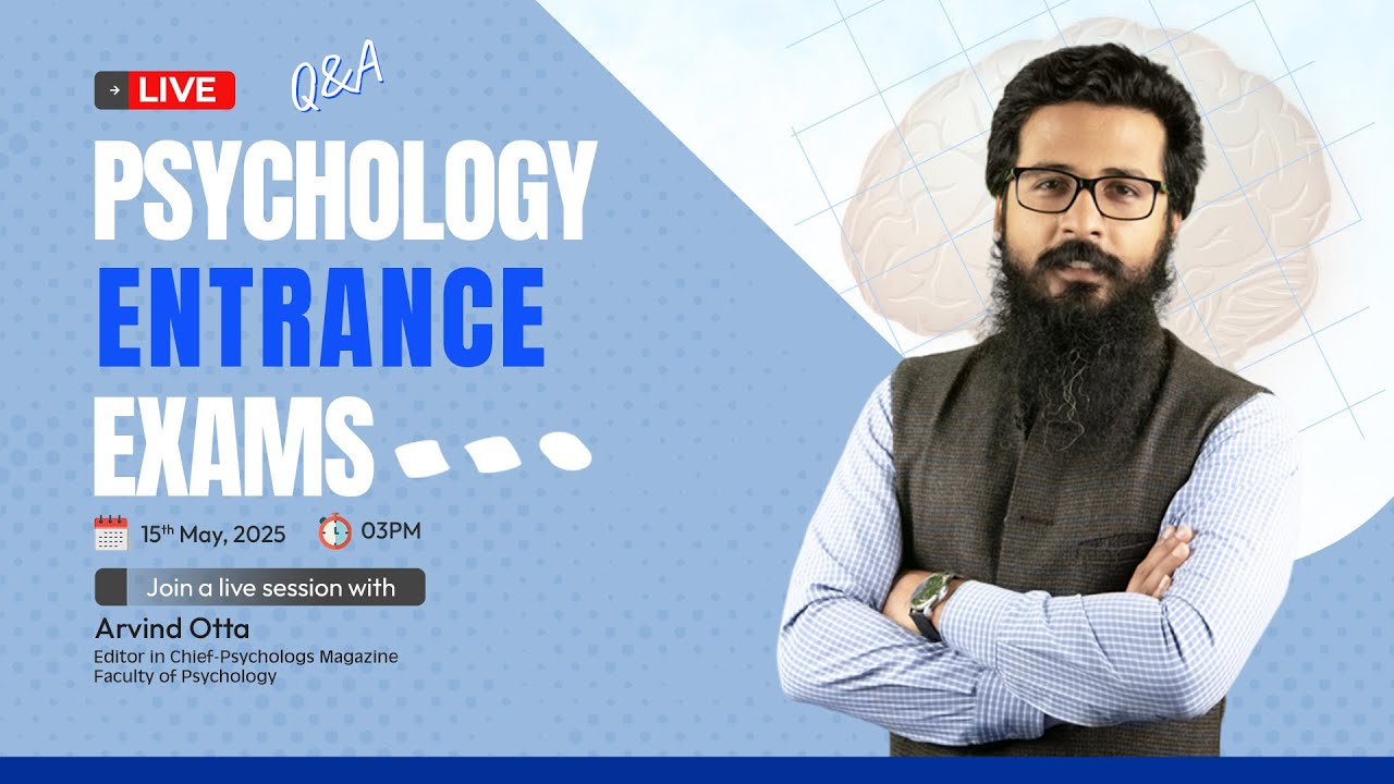 Psychology Entrance Exams 2025 | Q & A session with Dr. Arvind Otta Sir | Part 9
